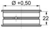 KOLBENSCHMIDT 85011710 Main Bearings, crankshaft